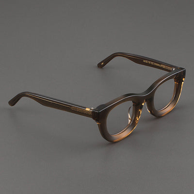 Gafas Cuadradas Retro con Marco Grueso Negro Mate y Bordes Anchos - Image 34