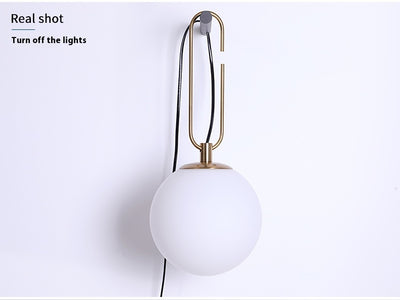 Lámpara de Pared de Cristal Nórdica Minimalista Personalizable - Image 8