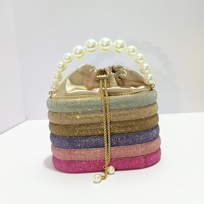 Bolso de Noche Brillante con Cristales de Rhinestone - Image 36