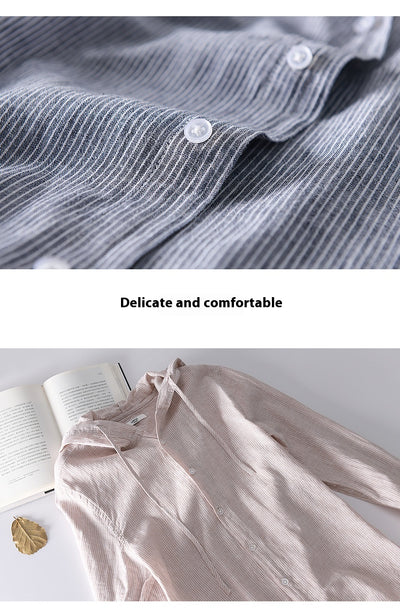 Camisa Casual con Capucha de Algodón y Lino para Hombre - Image 25