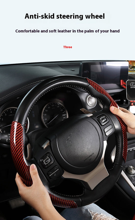 Funda Volante Fibra Carbono Brillo - Diseño Premium para Auto - Image 22