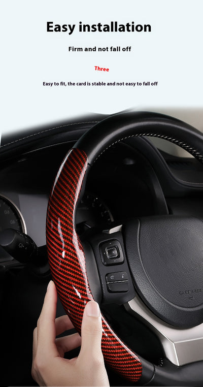 Funda Volante Fibra Carbono Brillo - Diseño Premium para Auto - Image 24