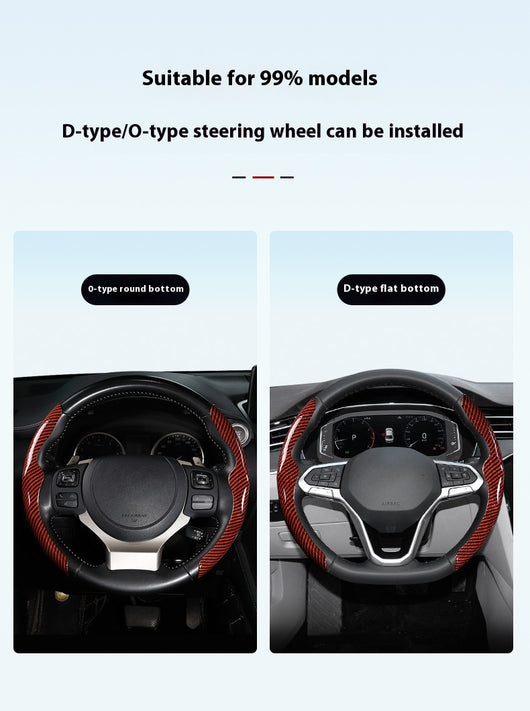 Funda Volante Fibra Carbono Brillo - Diseño Premium para Auto - Image 26