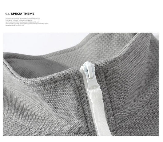 Suéter Cuello Alto Hombre Estilo Europeo Contraste de Colores Casual Deportivo - Image 30