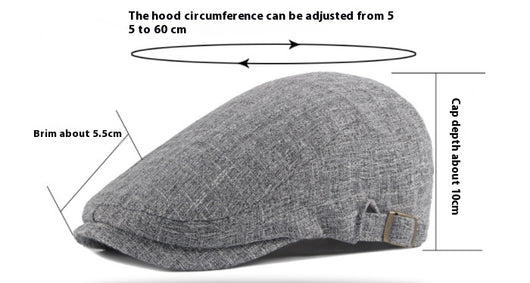 Gorra Retro Británica Transpirable Ligera para Hombre - Image 8