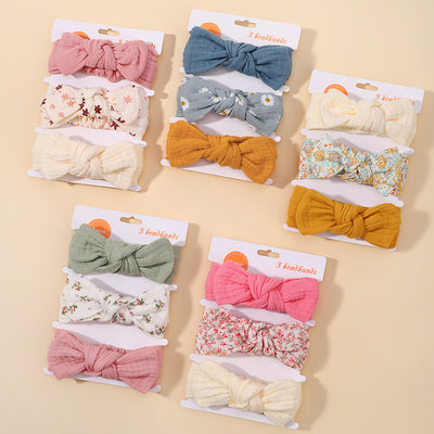 Set de 3 Diademas Infantiles con Moños Otoño - Image 31