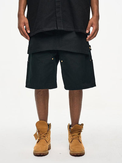 Pantalones Cortos Cargo Multifuncionales con Bolsillos Desmontables para Hombre - Image 21