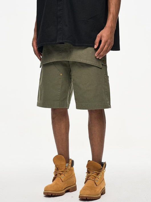 Pantalones Cortos Cargo Multifuncionales con Bolsillos Desmontables para Hombre - Image 22