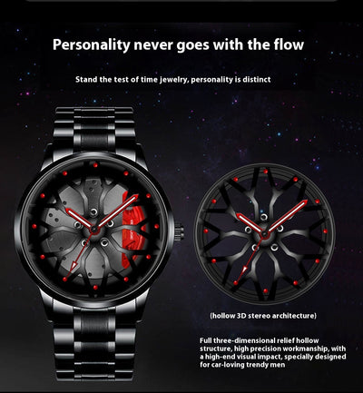 Reloj de Cuarzo Luminoso Impermeable para Hombre con Diseño de Calibrador - Image 23