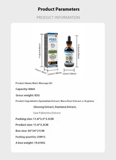 Aceite Fortalecedor de Resistencia Física para Hombre - Image 8