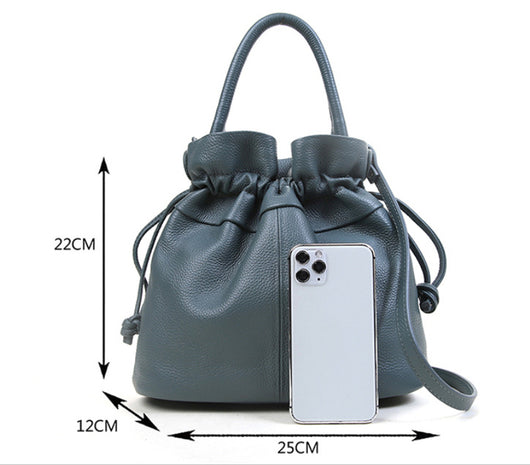Bolso Bucket de Cuero para Mujer - Elegancia y Versatilidad - Image 15
