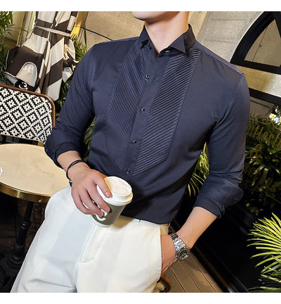 Camisa de Banquete Slim Fit para Hombre - Elegancia y Rendimiento - Image 13