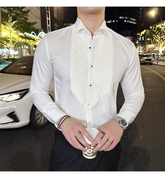 Camisa de Banquete Slim Fit para Hombre - Elegancia y Rendimiento - Image 19