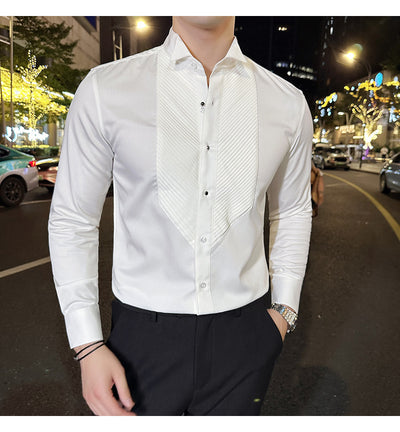 Camisa de Banquete Slim Fit para Hombre - Elegancia y Rendimiento - Image 21