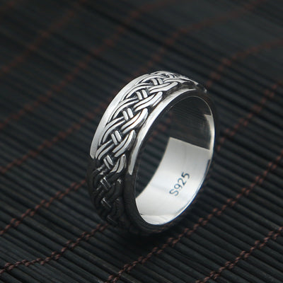 Anillo de Plata Tailandesa Retro para Hombre - Dedo Índice - Image 10