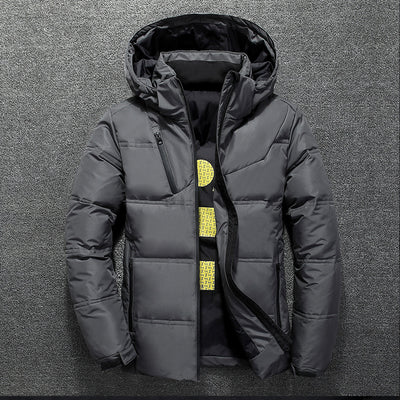 Chaqueta Acolchada Corta Slim Fit para Hombre - Calidez y Estilo Juvenil - Image 8
