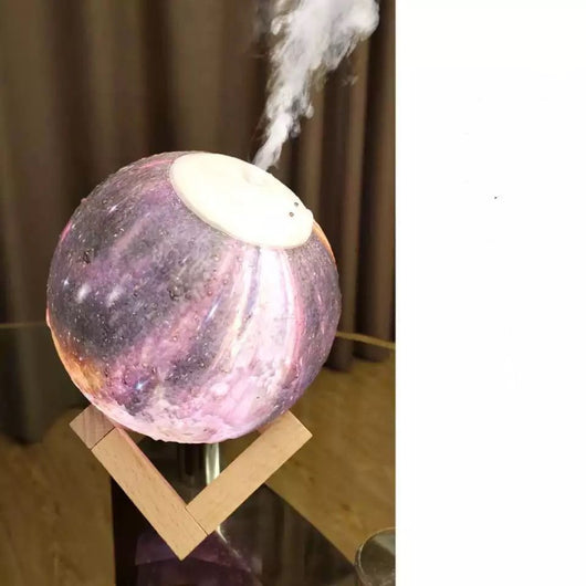 Humidificador y Lámpara Lunar 3D con Aromaterapia - Image 9
