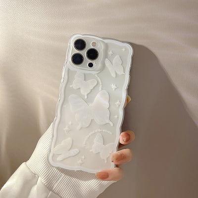 Funda Transparente Mariposa Moderna para Celular Mujer - Image 12