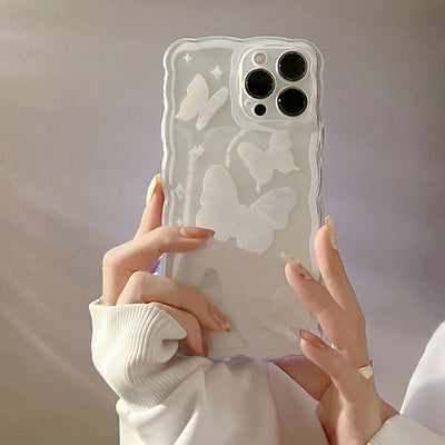 Funda Transparente Mariposa Moderna para Celular Mujer - Image 13