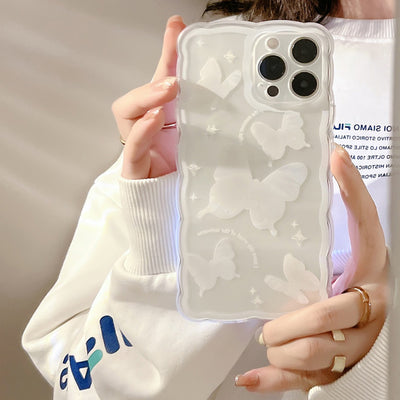 Funda Transparente Mariposa Moderna para Celular Mujer - Image 19