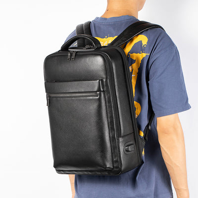 Mochila de Cuero Genuino para Hombre - Image 16