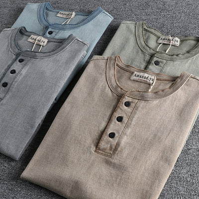 Camiseta Retro de Algodón 100% para Hombre - Image 22