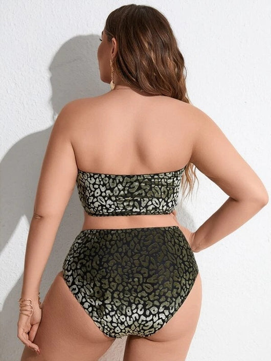 Bikini Talle Grande Cintura Alta con Abertura Lateral - Image 28