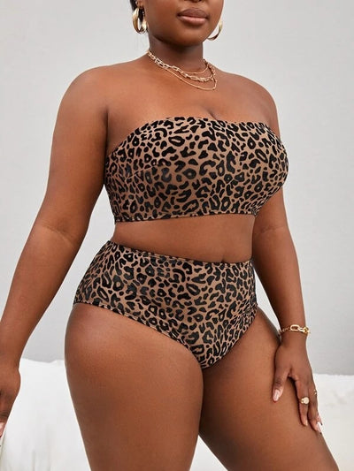 Bikini Talle Grande Cintura Alta con Abertura Lateral - Image 31
