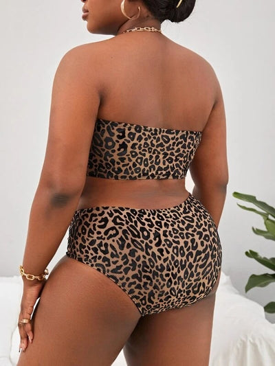 Bikini Talle Grande Cintura Alta con Abertura Lateral - Image 37