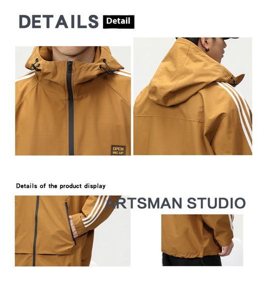 Chaqueta Camisa de Negocios Suelta con Protección Exterior - Image 27