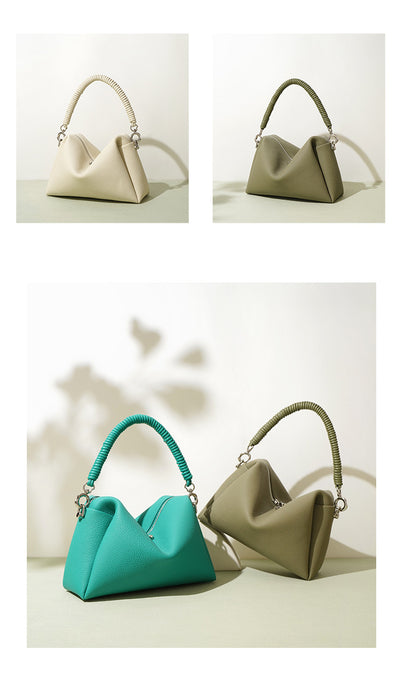 Bolso Mensajero de Cuero Genuino para Mujer - Image 20