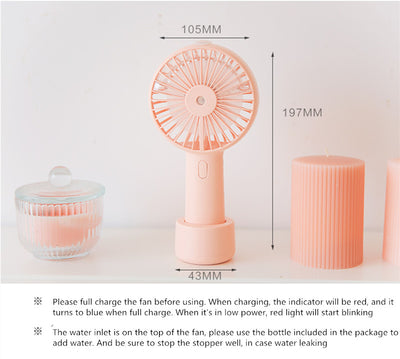 Ventilador Nebulizador Portátil USB con Función de Enfriamiento - Image 6