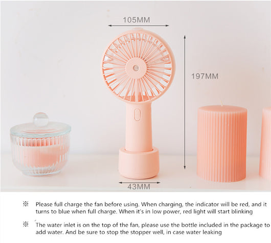 Ventilador Nebulizador Portátil USB con Función de Enfriamiento - Image 6