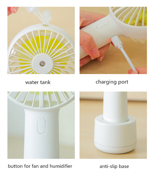 Ventilador Nebulizador Portátil USB con Función de Enfriamiento - Image 10