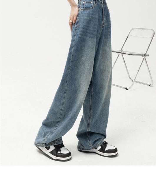 Jeans Rectos de Cintura Alta Holgados para Mujer - Image 10