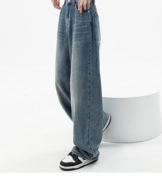 Jeans Rectos de Cintura Alta Holgados para Mujer - Image 11