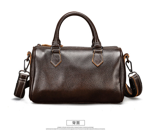 Bolso Retro de Cuero Genuino para Mujer - Diseño Casual y Portátil - Image 33