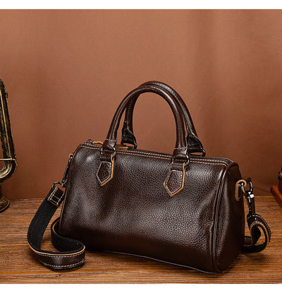 Bolso Retro de Cuero Genuino para Mujer - Diseño Casual y Portátil - Image 40