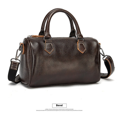Bolso Retro de Cuero Genuino para Mujer - Diseño Casual y Portátil - Image 49