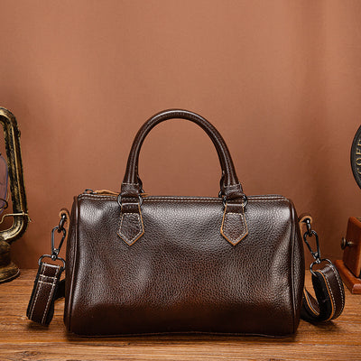 Bolso Retro de Cuero Genuino para Mujer - Diseño Casual y Portátil - Image 51