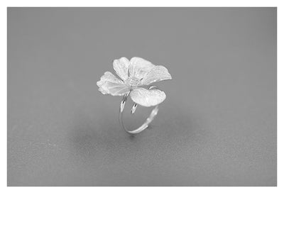 Anillo de Plata 925 Peonía Sueño de Verano - Image 45