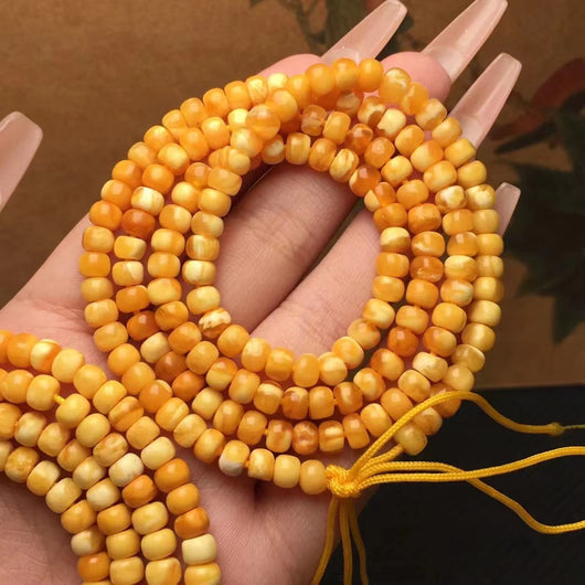 Collar y Pulsera Multiusos de Perlas de Cera de Abeja Natural - Image 17