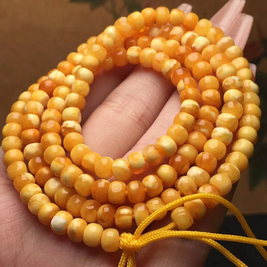 Collar y Pulsera Multiusos de Perlas de Cera de Abeja Natural - Image 19