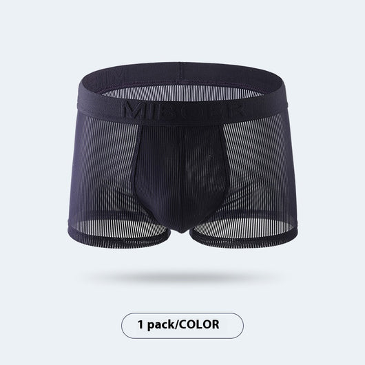 Bóxers de Seda Helada Transpirables de Secado Rápido - Comodidad Clásica para Hombre - Image 16