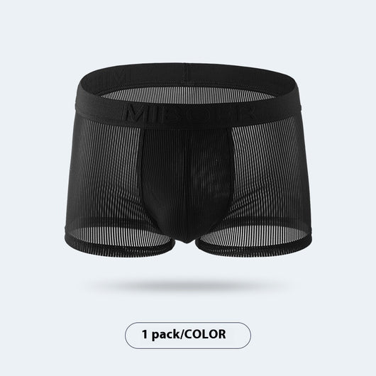 Bóxers de Seda Helada Transpirables de Secado Rápido - Comodidad Clásica para Hombre - Image 17
