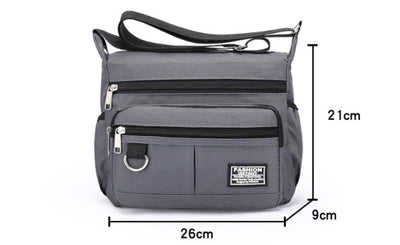 Bolso Mensajero Outdoor Multicapa con Cierre de Cremallera - Image 10