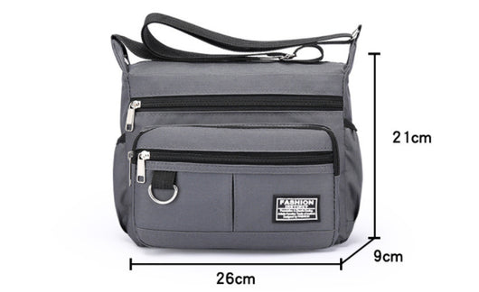 Bolso Mensajero Outdoor Multicapa con Cierre de Cremallera - Image 10