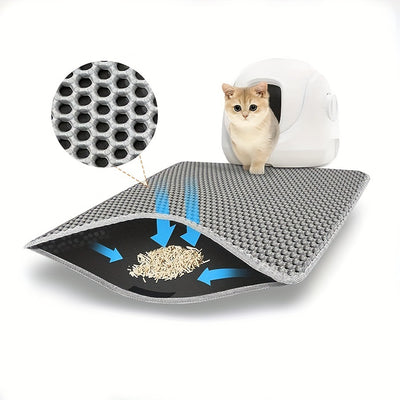 Tapete Absorbente Doble Capa para Arenero de Gatos - Image 45