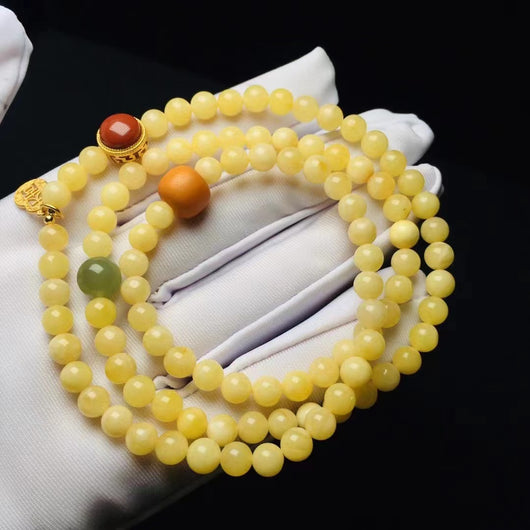 Pulsera de Cera de Abeja Natural con Círculos Múltiples para Mujer - Image 10