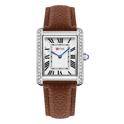 Reloj de Cuarzo para Parejas con Incrustaciones de Diamantes Retro - Image 8